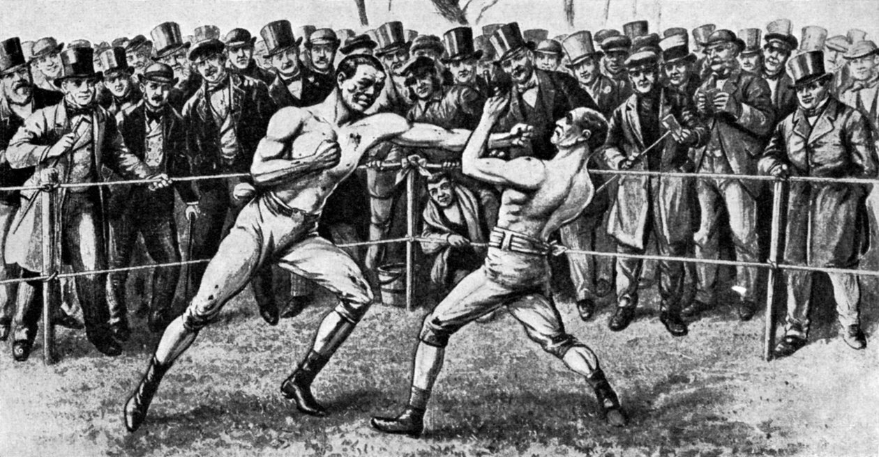 Le dernier combat à mains nues, Farnborough, Hampshire, 17 avril 1860 - Unbekannt