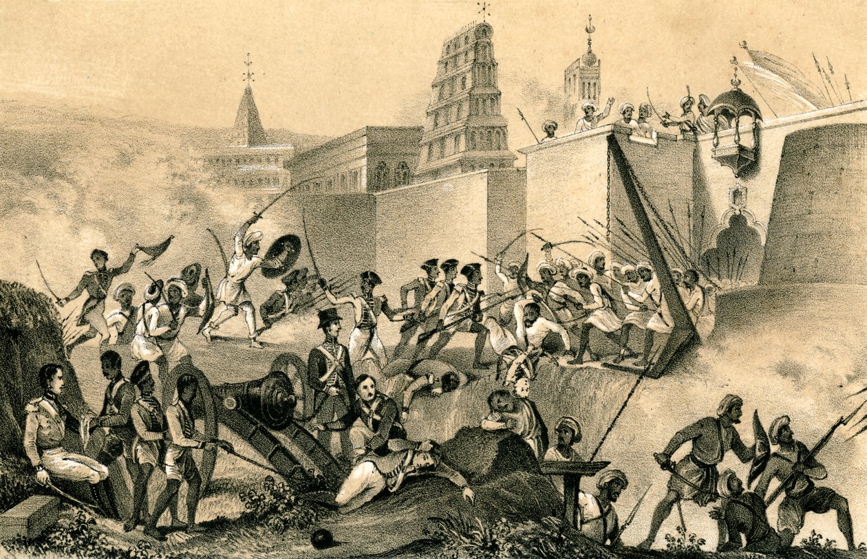 Le dernier effort de Tippoo Saib à Seringapatam, 1799, 1847 - Unbekannt
