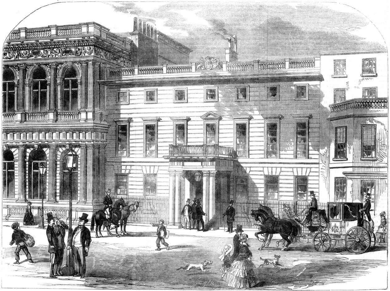 Le nouveau bureau du département de la guerre, Buckingham House, Pall Mall, Londres - Unbekannt