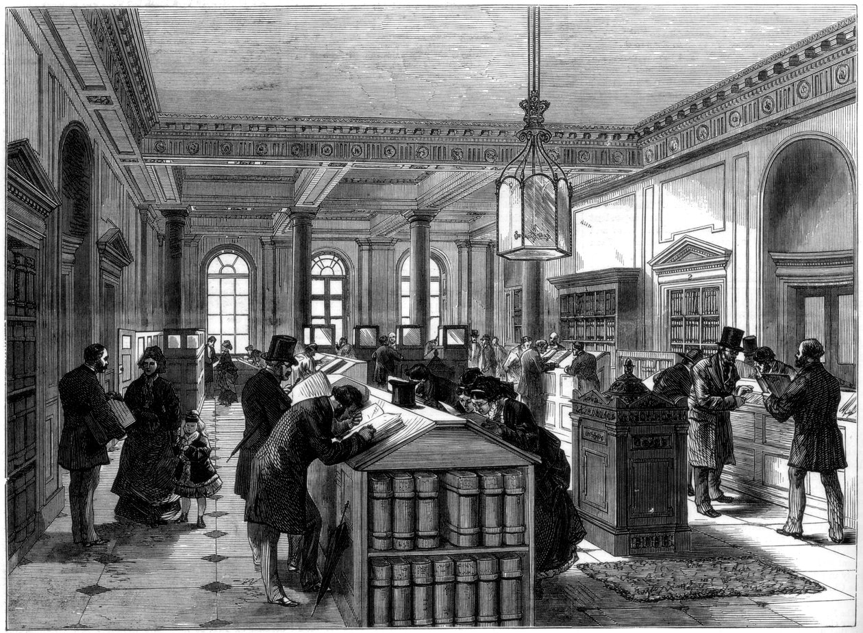 Le nouveau bureau des testaments, Somerset House, Londres, 1875 - Unbekannt