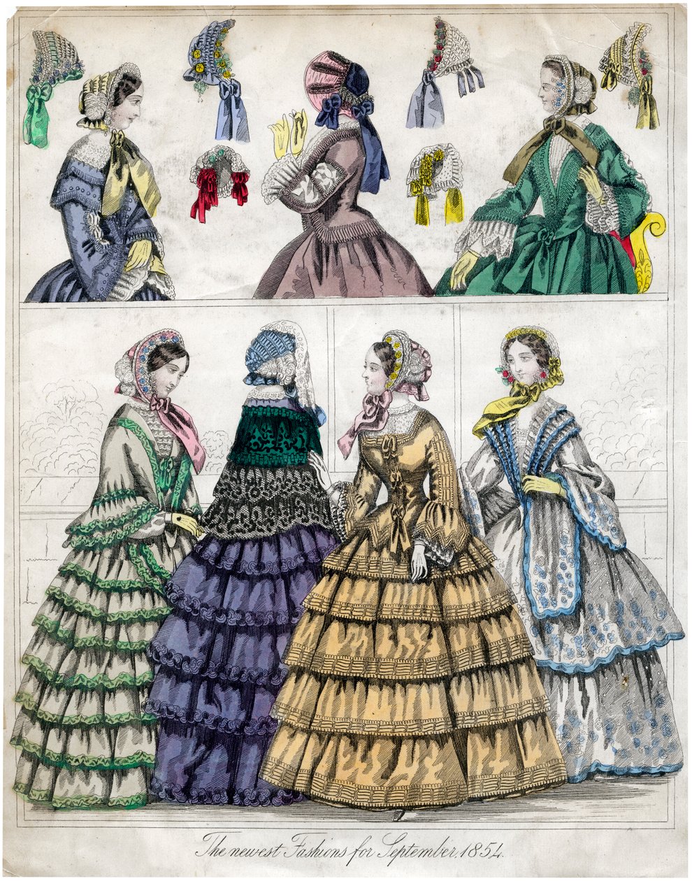 La dernière mode pour septembre, 1854 - Unbekannt