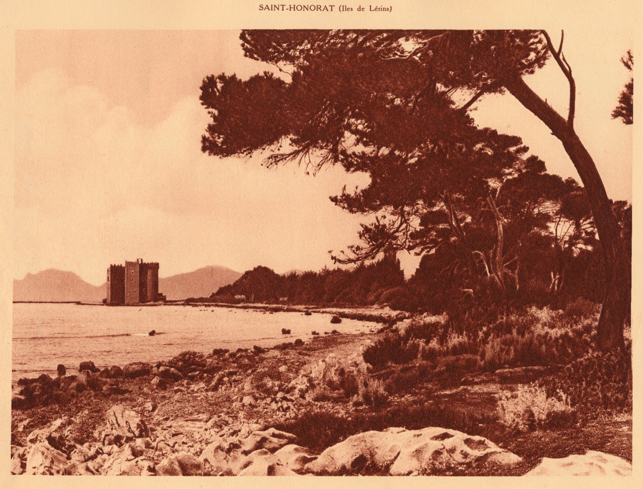 Le vieux monastère, Saint-Honorat, 1930 - Unbekannt