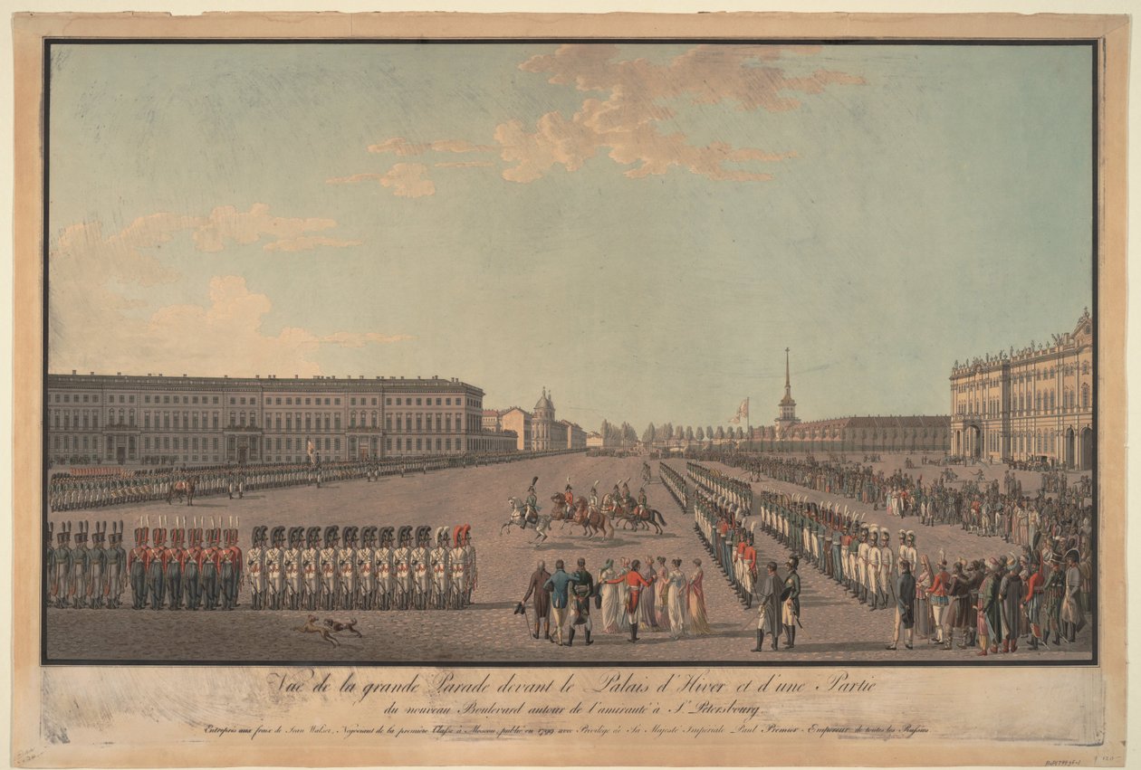Le défilé devant le Palais d