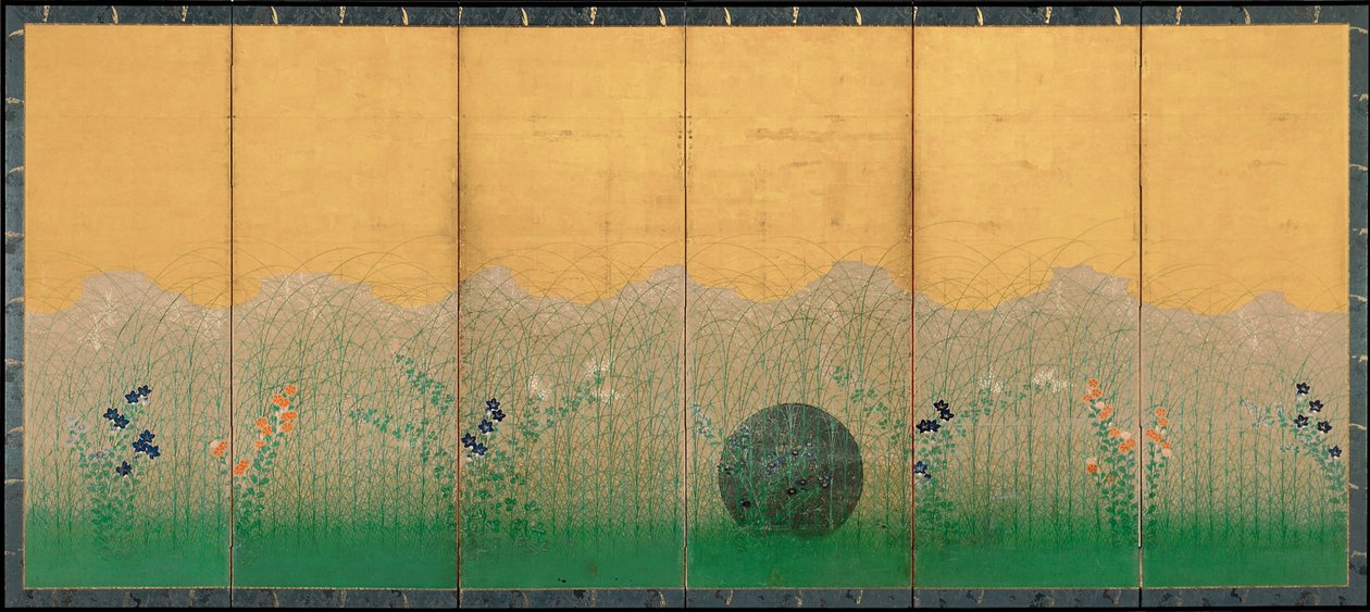 La plaine de Musashi, vers 1760 - Unbekannt