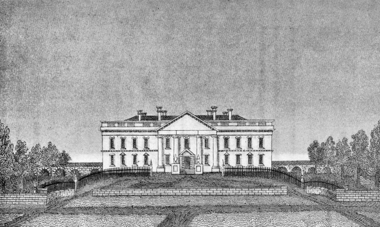La maison du président, portique nord, USA, 1834 1908 - Unbekannt