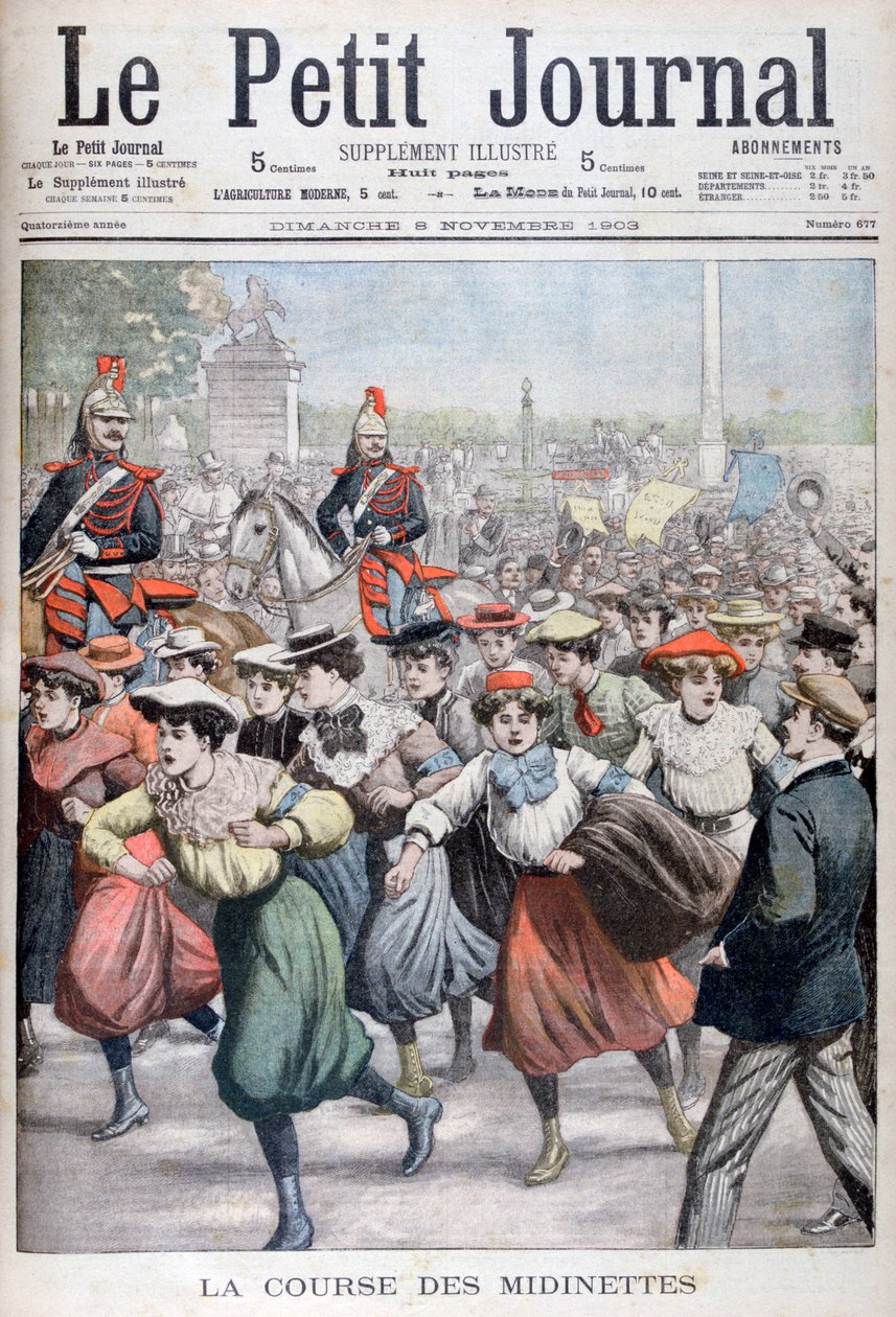 La course de la Midinette, 1903 - Unbekannt