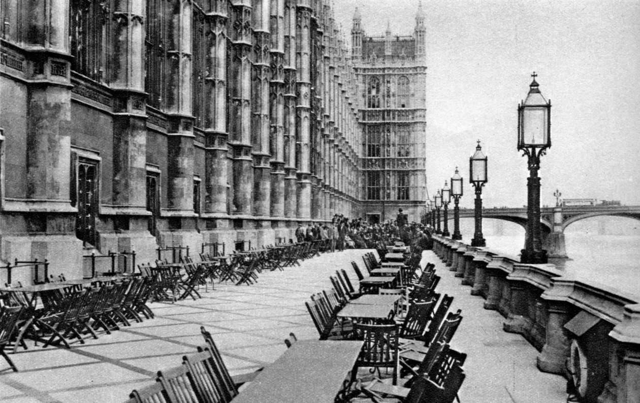 La terrasse de la Chambre des communes, Londres, 1926-1927 - Unbekannt