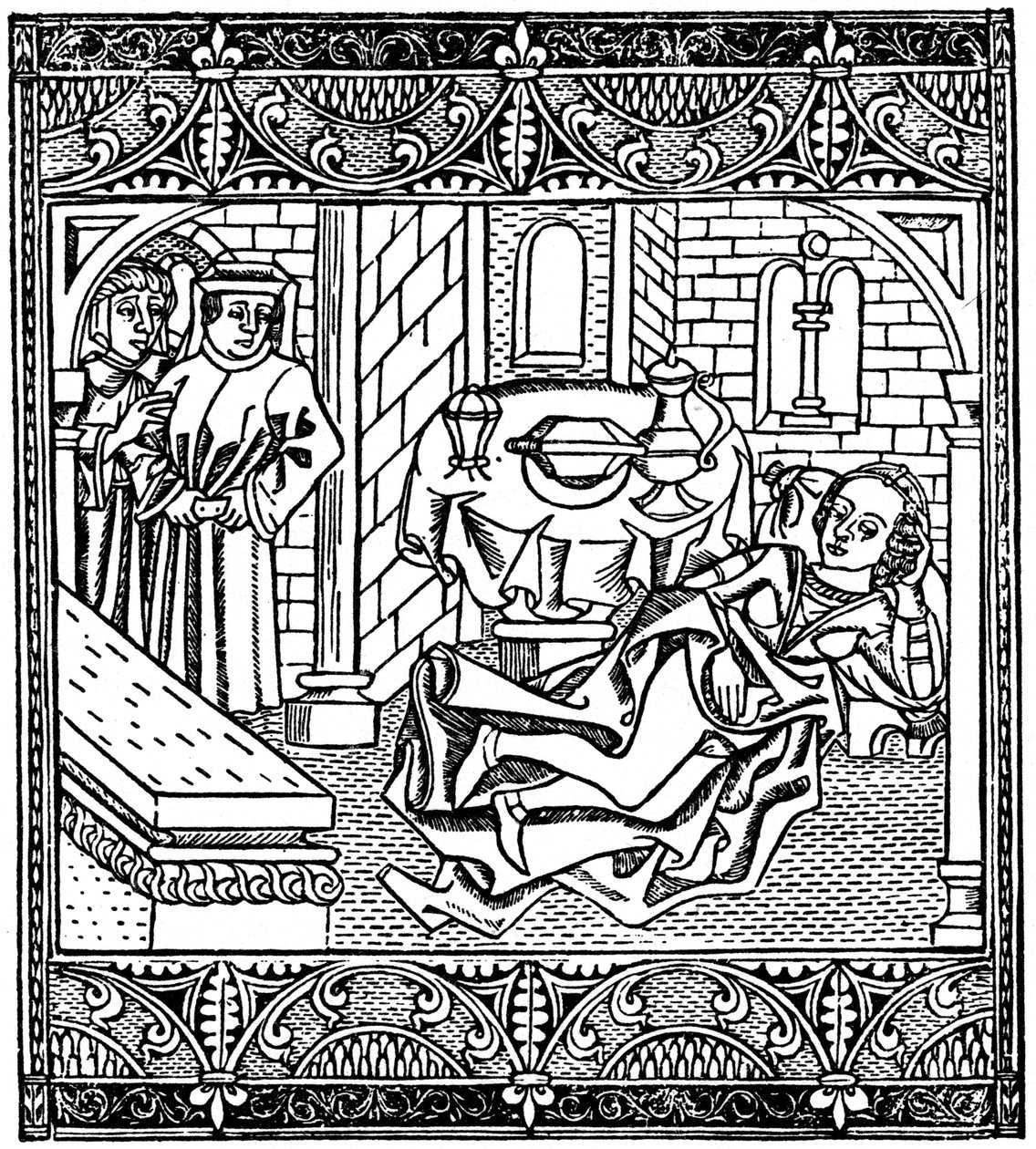 La femme de Xanthus endormie, 1485 - Unbekannt