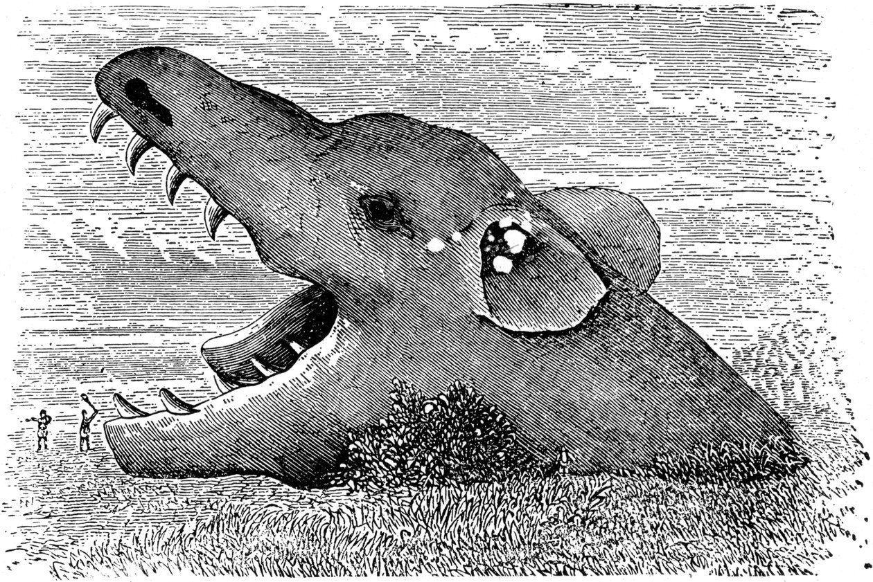 Le loup Fenris de la mythologie scandinave, 19e siècle - Unbekannt
