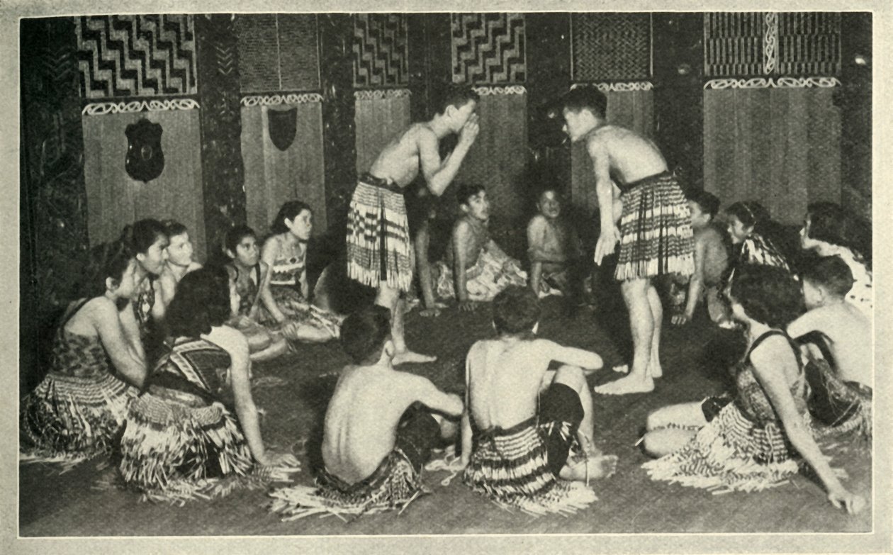 Ces enfants maoris à l