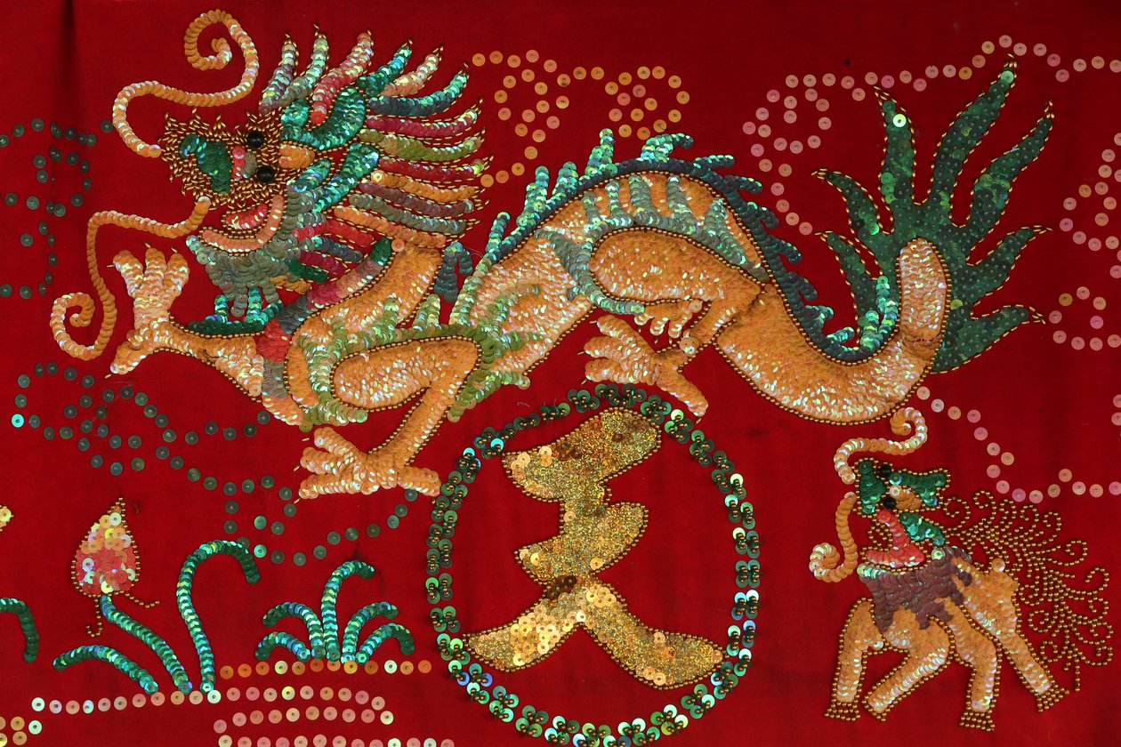 Temple taoïste Thien Hau. Dragon. Ho Chi Minh Ville, Vietnam - Unbekannt