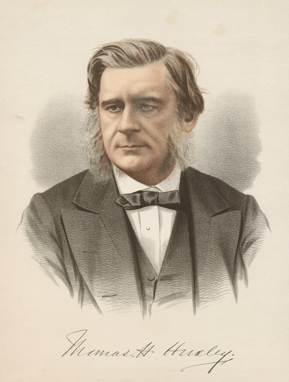 Thomas Henry Huxley, biologiste anglais, vers 1880 - Unbekannt