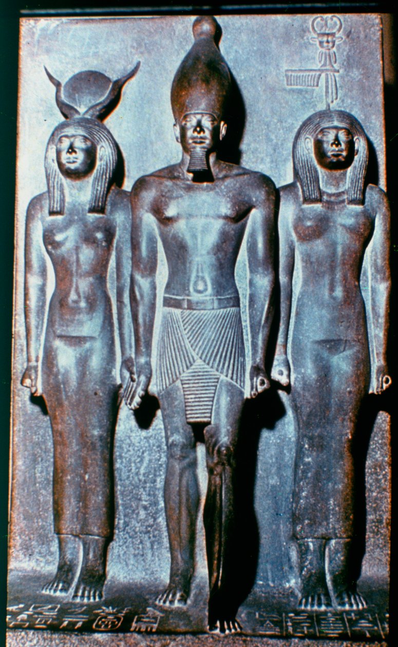 Trois figures égyptiennes, Égypte, 2600 av. J.-C. - Unbekannt