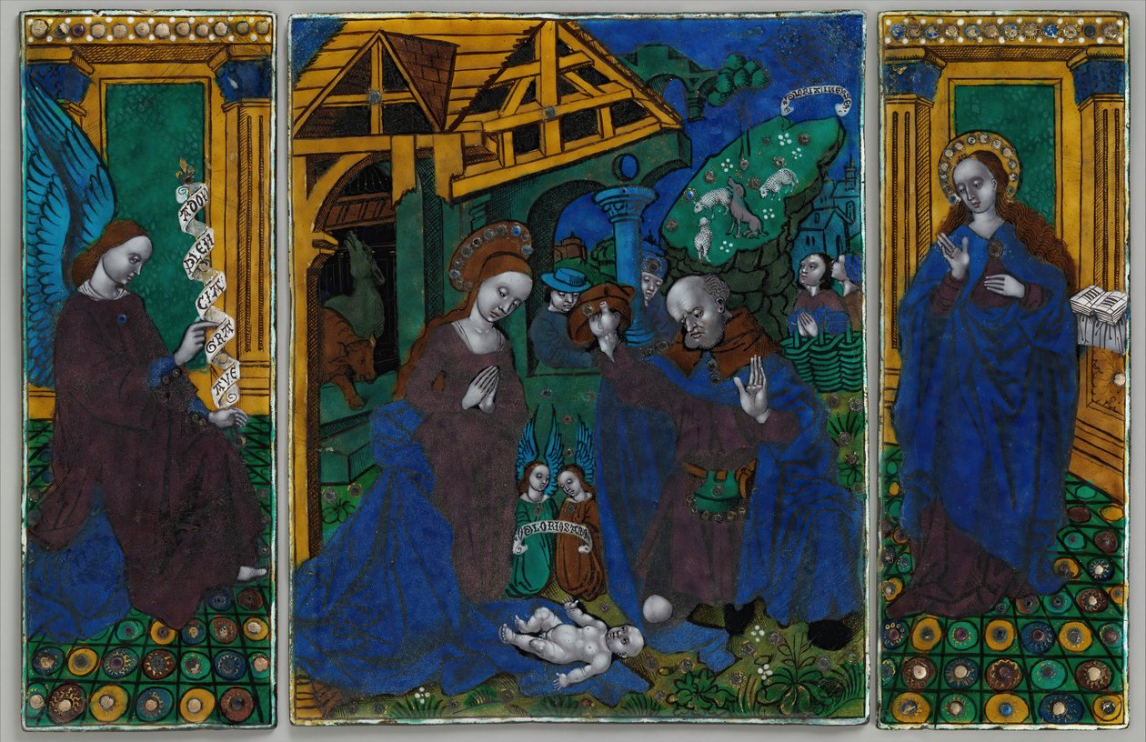 Trois plaques d