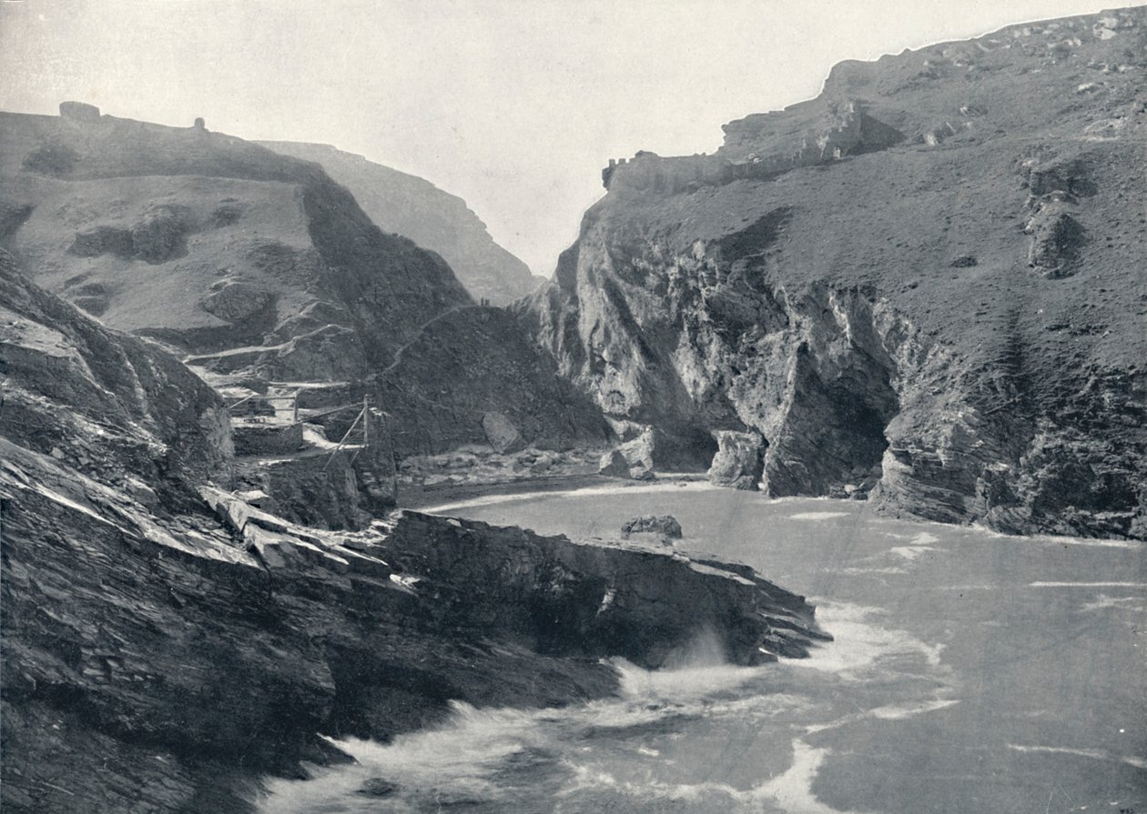Tintagel - Montrant le château du roi Arthur - Unbekannt