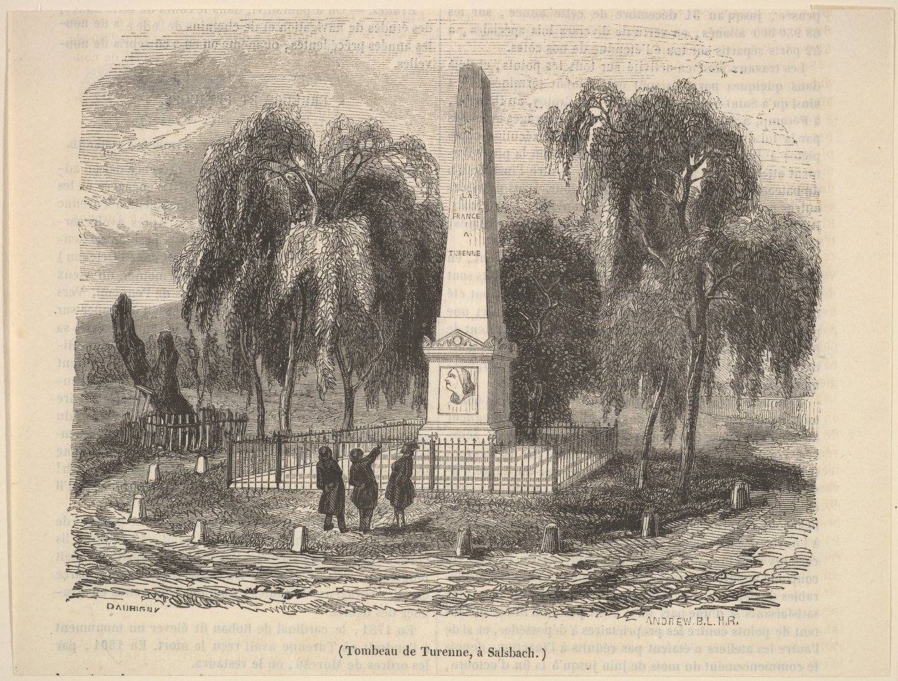 Tombeau de Turenne à Salsbach, 1835-78 - Unbekannt