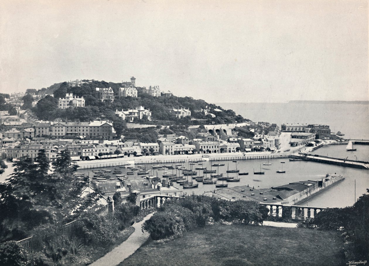 Torquay - Vue générale depuis Waldron Hill, 1895 - Unbekannt