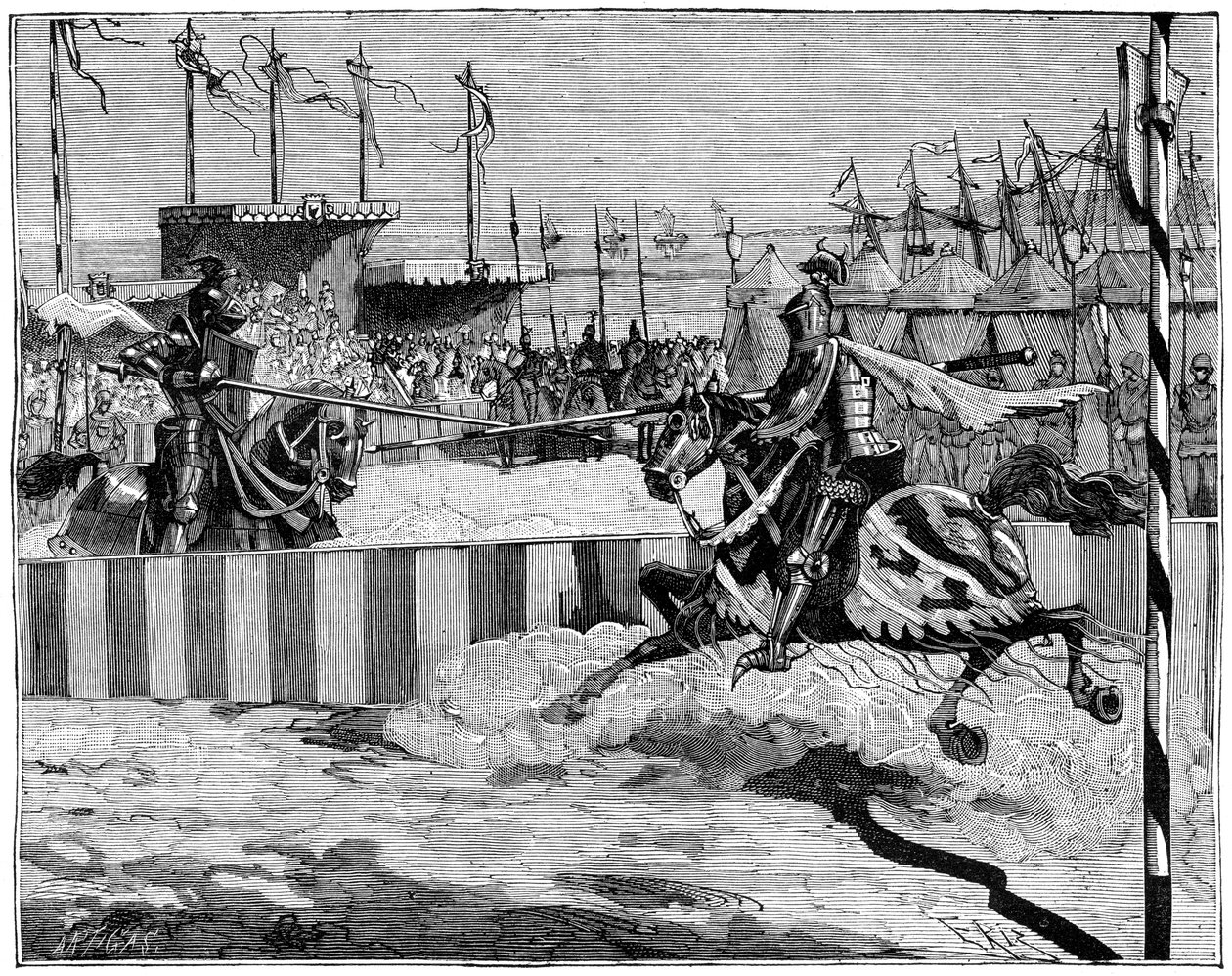 Tournoi pour le couronnement de Louis II d