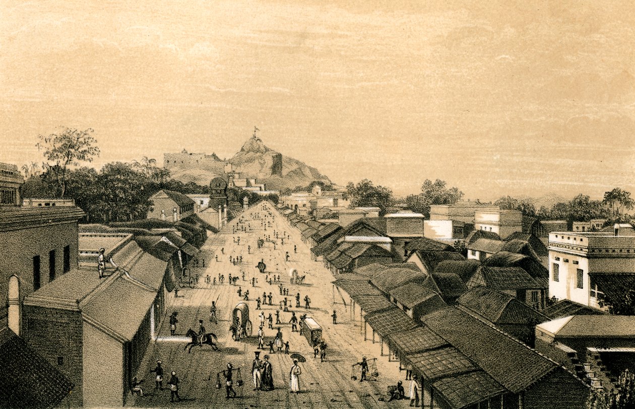 Ville et fort de Trichinopoly, Inde, 1847 - Unbekannt