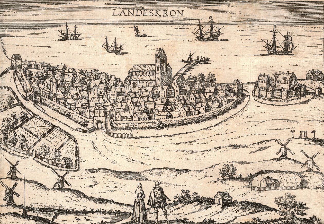 Ville de Landskrona, Suède, années 1580 - Unbekannt
