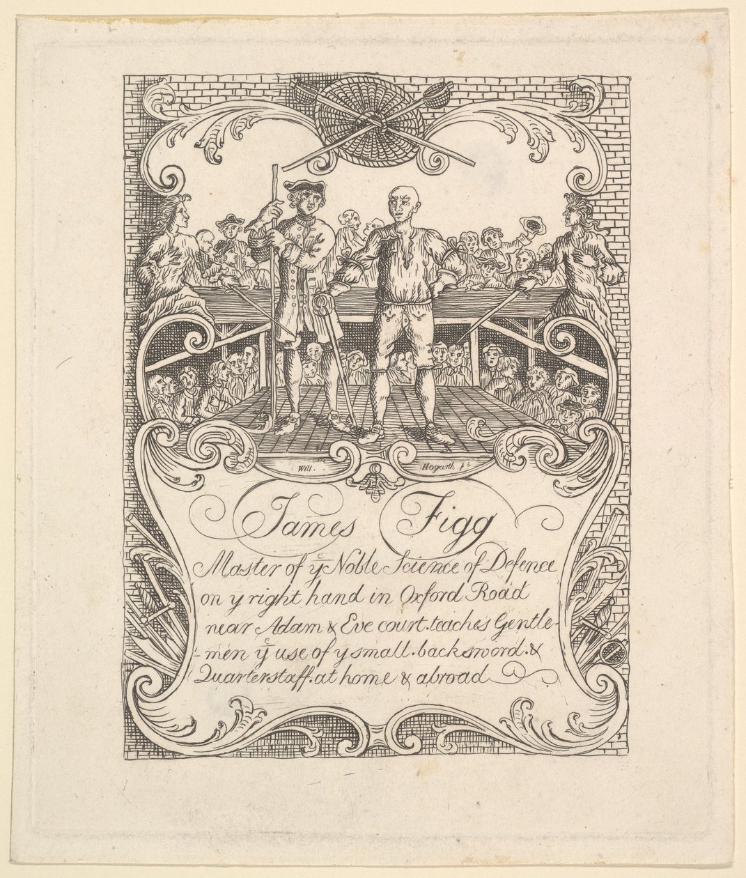 Carte de visite pour James Figg - Unbekannt