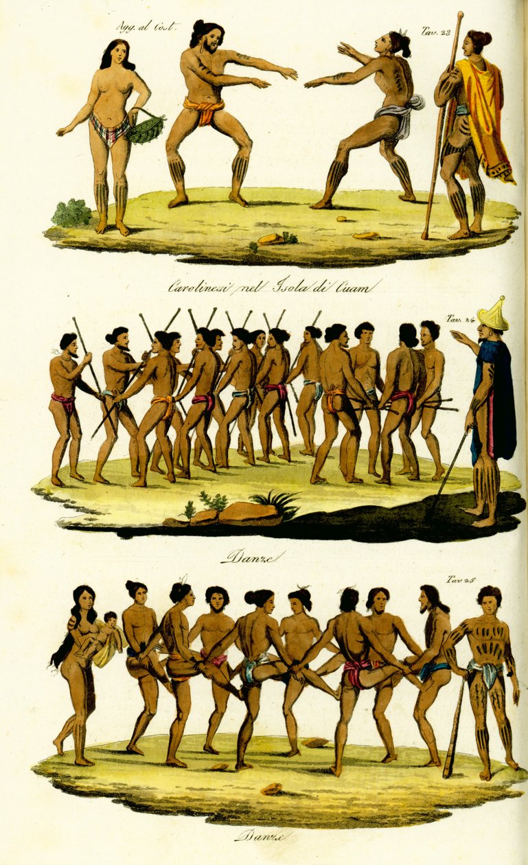Danses traditionnelles des îles Carolines, Micronésie - Unbekannt