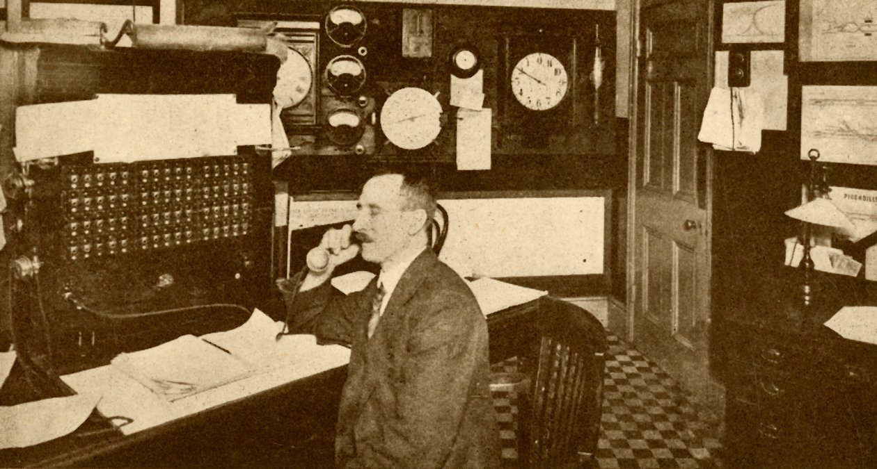 Bureau des contrôleurs de la circulation, Métro de Londres, 1930 - Unbekannt