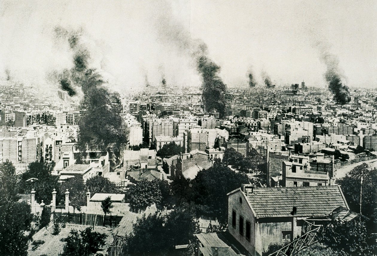 Semaine tragique 1909, Incendie des couvents - Unbekannt