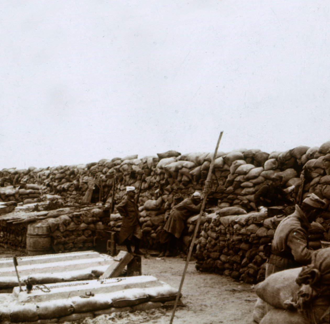 Tranchées à Mamelon Vert, Nieuwpoort, Flandre, Belgique, vers 1914-1918 - Unbekannt