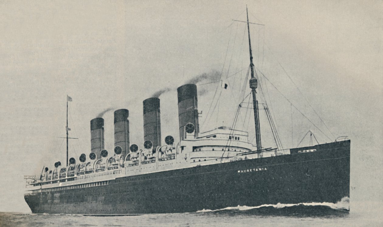 Triomphant depuis vingt ans. Le Mauretania, construit en 1907 - Unbekannt