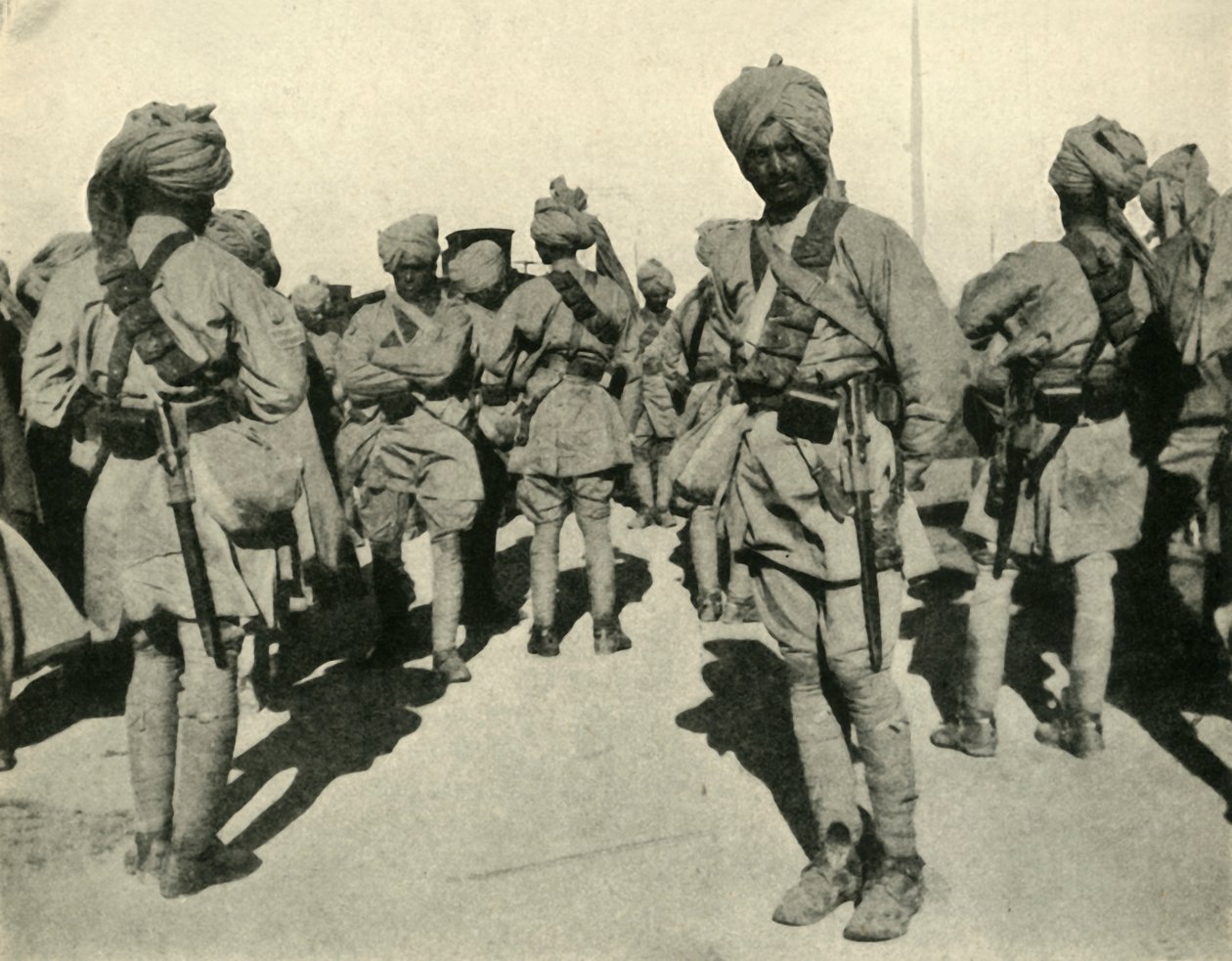 Troupes de la brigade de Sirhind, Flandres, Première Guerre mondiale, 1914, vers 1920 - Unbekannt