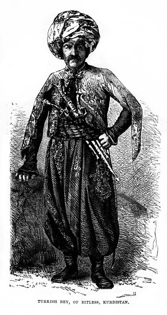 Bey turc, de Bitlis, Kurdistan, 19ème siècle - Unbekannt