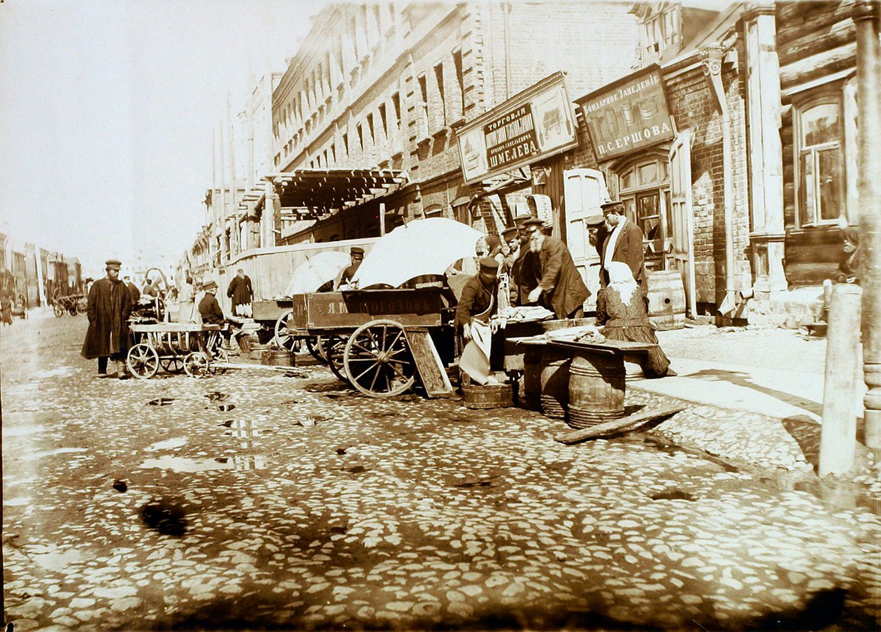 Rue Tverskaya-Yamskaya, Moscou, Russie, 1911 - Unbekannt