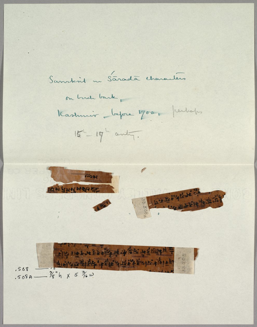 Deux fragments d