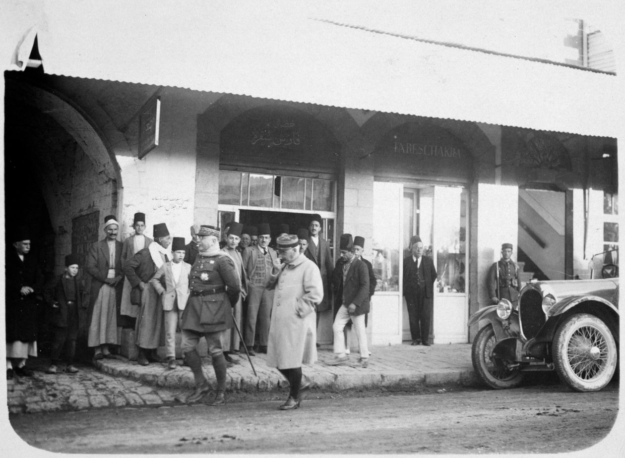Deux officiers de la Légion étrangère française, Syrie, 20e siècle - Unbekannt