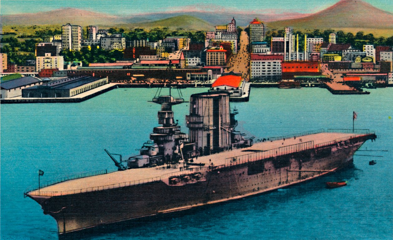 Porte-avions de la marine américaine à l