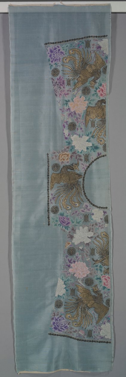 Robe non coupée : Panneau avant droit et arrière, vers les années 1890 - Unbekannt
