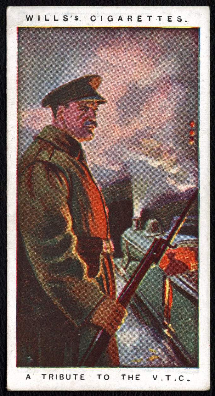 Royaume-Uni : Une série de vingt-quatre cartes de cigarettes publiées en 1917 par l