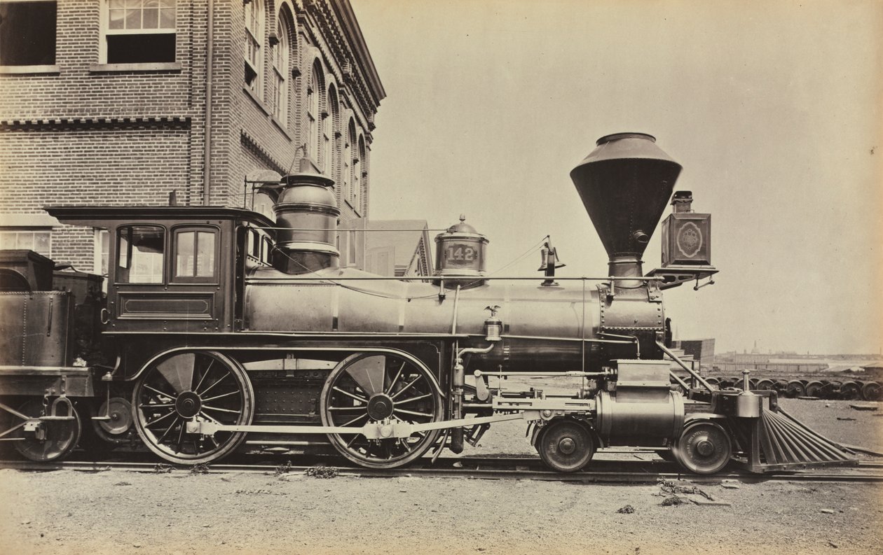 Sans titre, locomotive du Pennsylvania Railroad, c. 1868 - Unbekannt