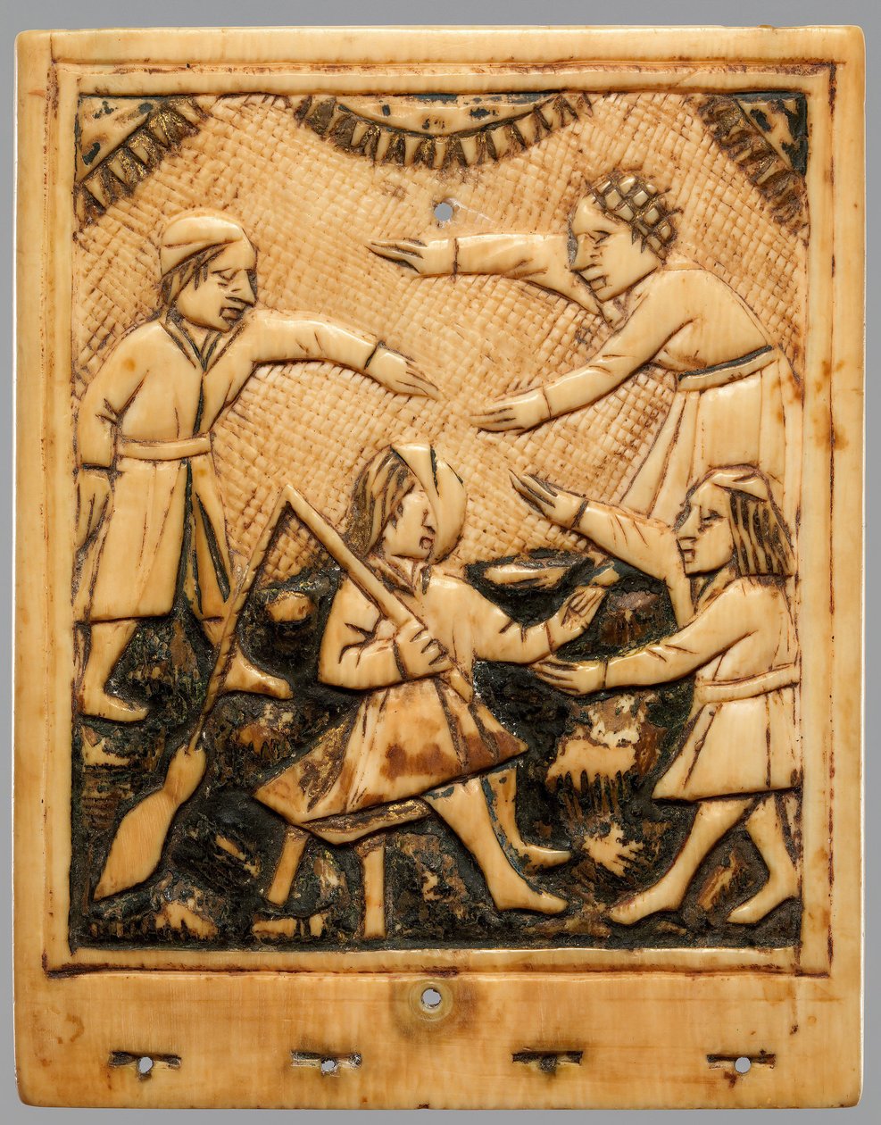 Feuille Supérieure de Cadran Solaire, allemand, vers 1500 - Unbekannt