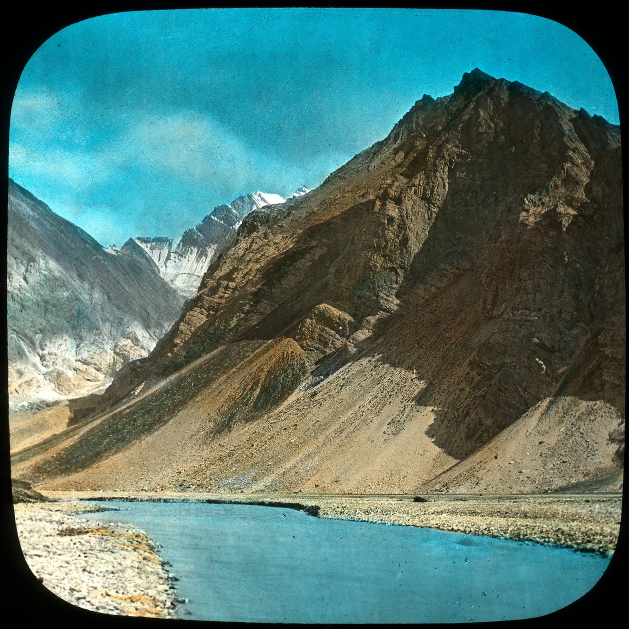 Cours supérieur de la rivière Indus, Cachemire, Inde, fin 19e ou début 20e siècle - Unbekannt