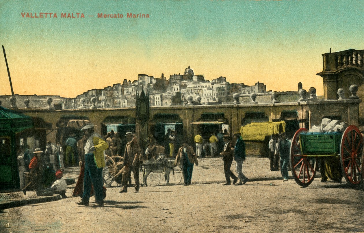 Valetta Malte - Mercato Marina, vers 1918-1939 - Unbekannt