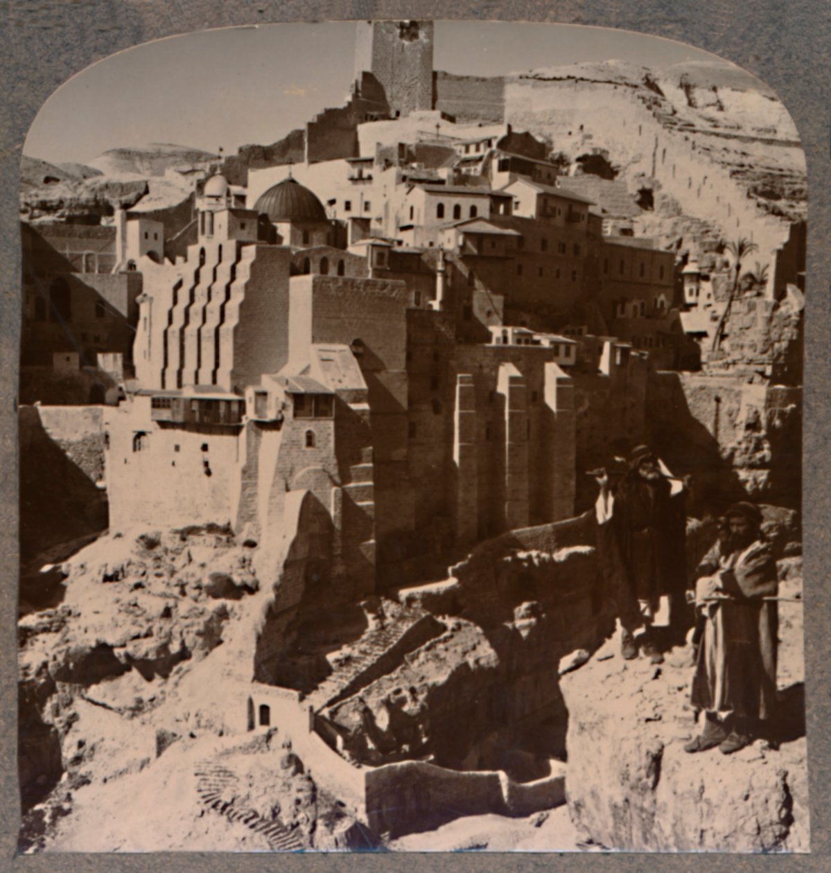 Vallée de Mar Saba et couvent, de Brook Kedron, vers 1900 - Unbekannt