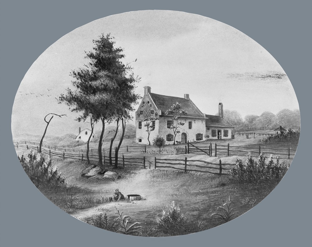 Maison Vechte à Gowannus, Brooklyn, New York, 1865 - Unbekannt