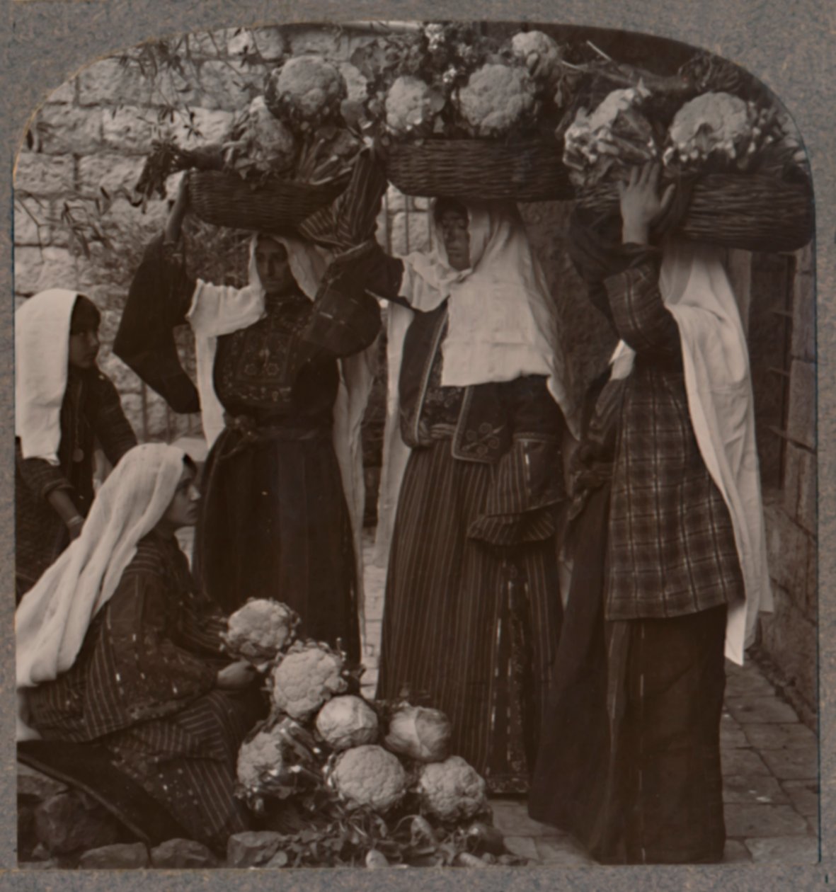 Vendeurs de légumes, Jérusalem, c1900 - Unbekannt