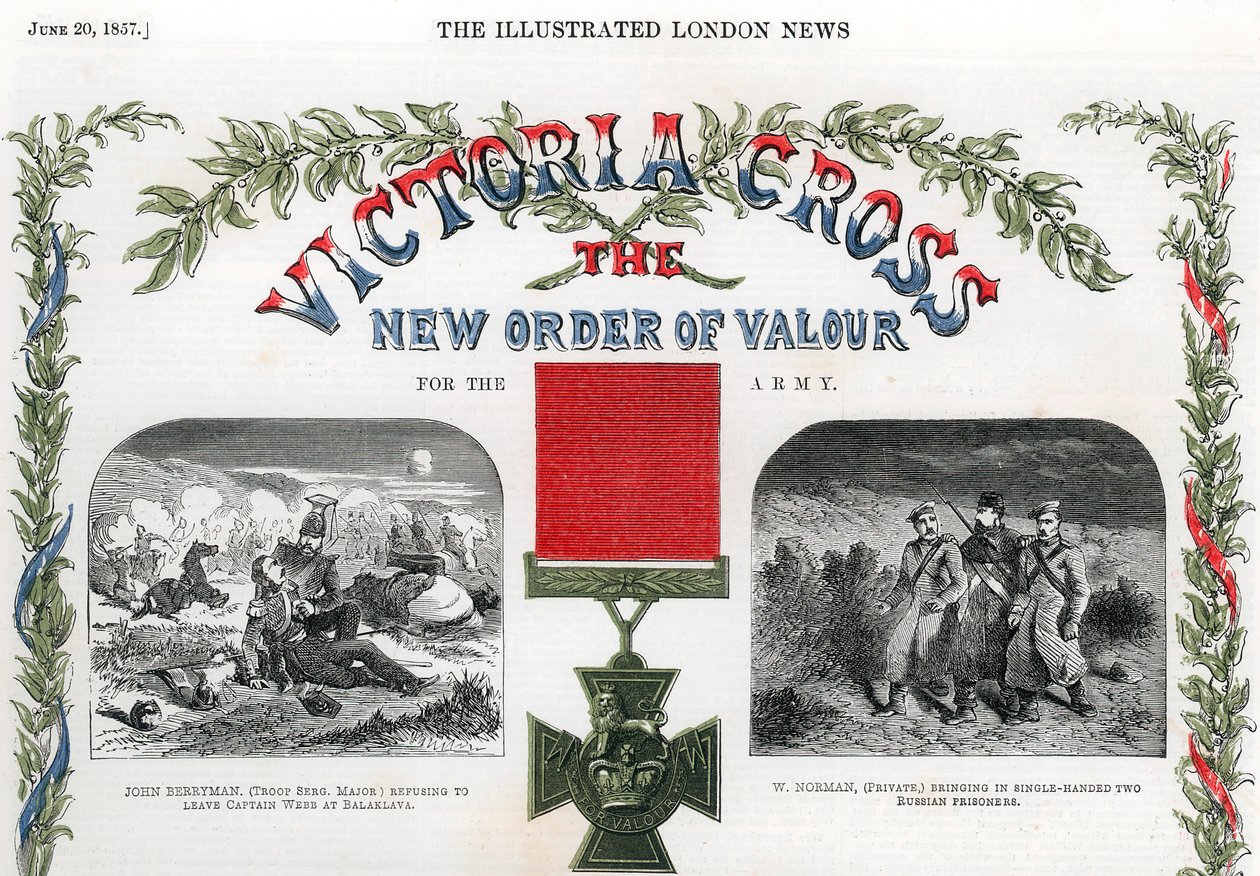 Croix de Victoria, récompense britannique pour bravoure, 1857 - Unbekannt