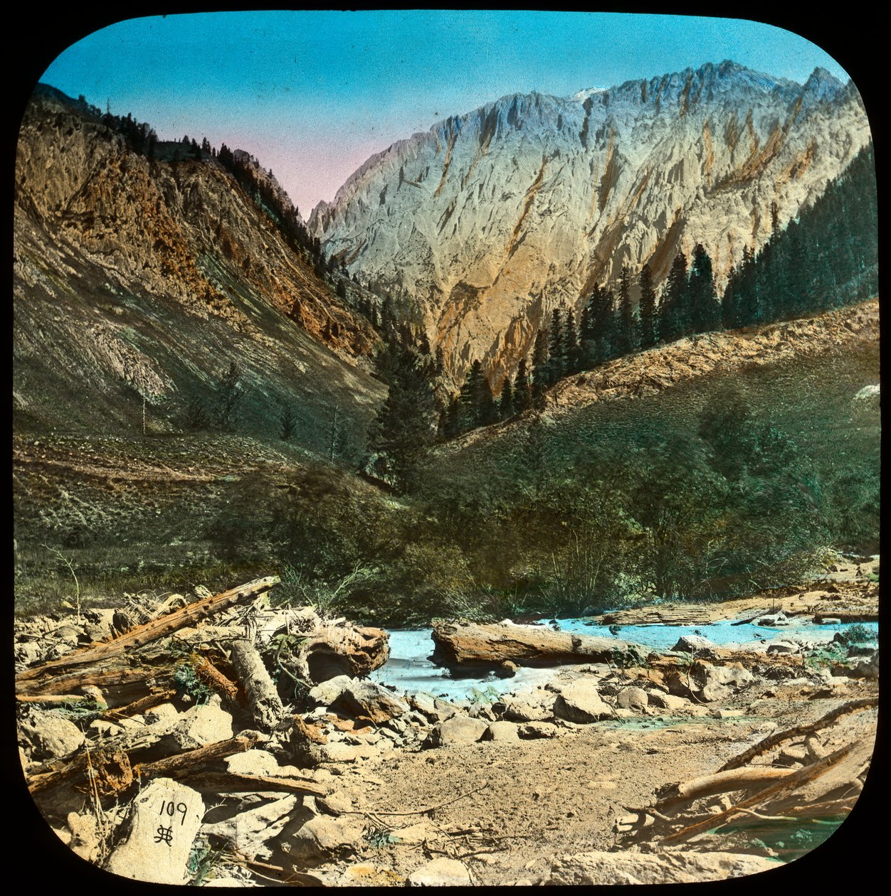 Vue entre Sonamarg et Baltal, Cachemire, Inde, fin du 19e ou début du 20e siècle - Unbekannt