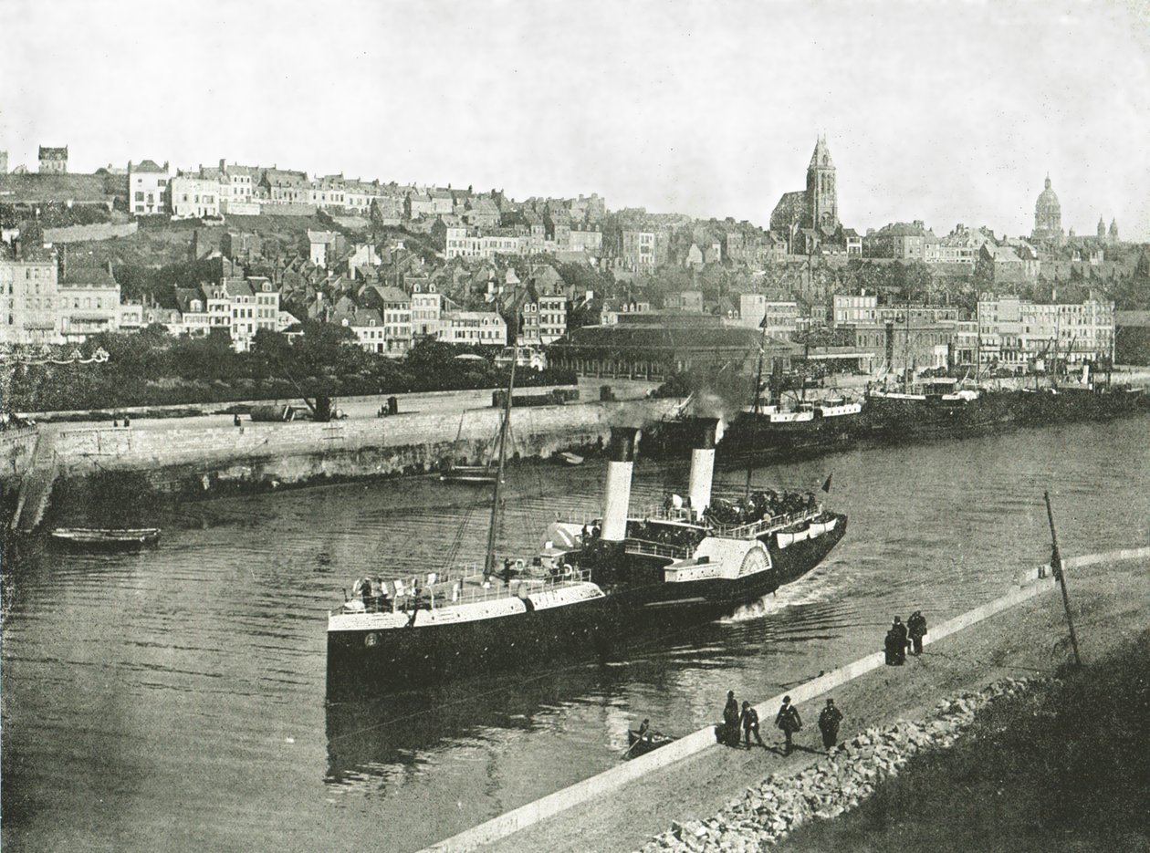Vue depuis le quai ouest, Boulogne, France, 1895 - Unbekannt