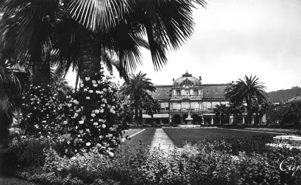 Vue des jardins Albert I et du Casino, Nice, sud de la France, début du 20e siècle - Unbekannt