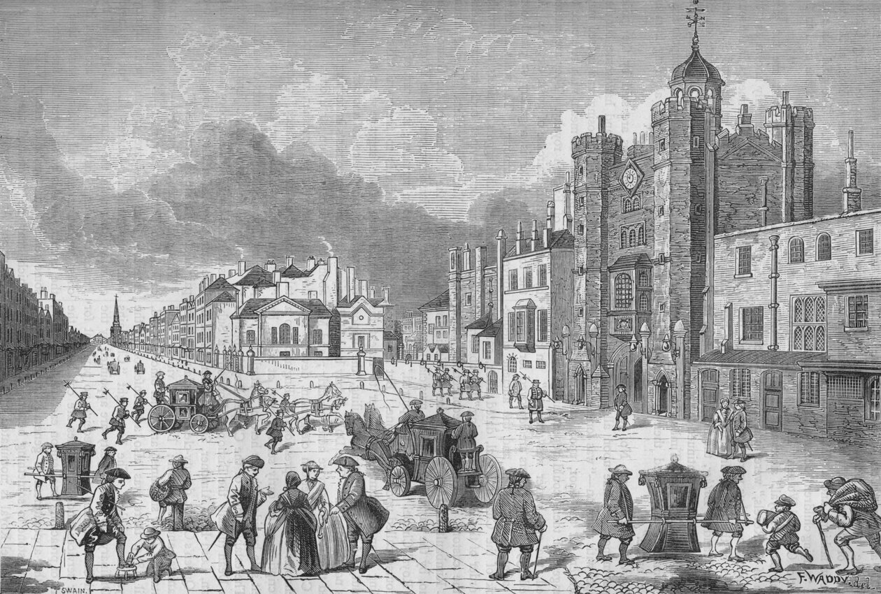 Vue du palais de St James, Westminster, Londres, à l